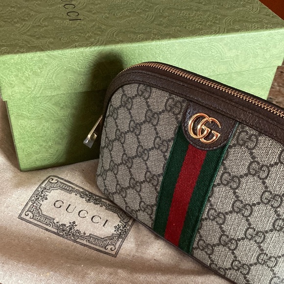 Gucci Bags Brand New Ophidia Large Cosmetic Case Poshmark